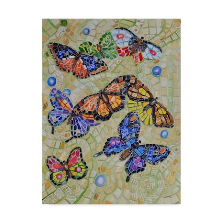 Charlsie Kelly 'Butterfly Dance' Canvas Art,24x32